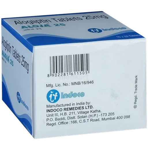 aloja 25mg tablet 10's